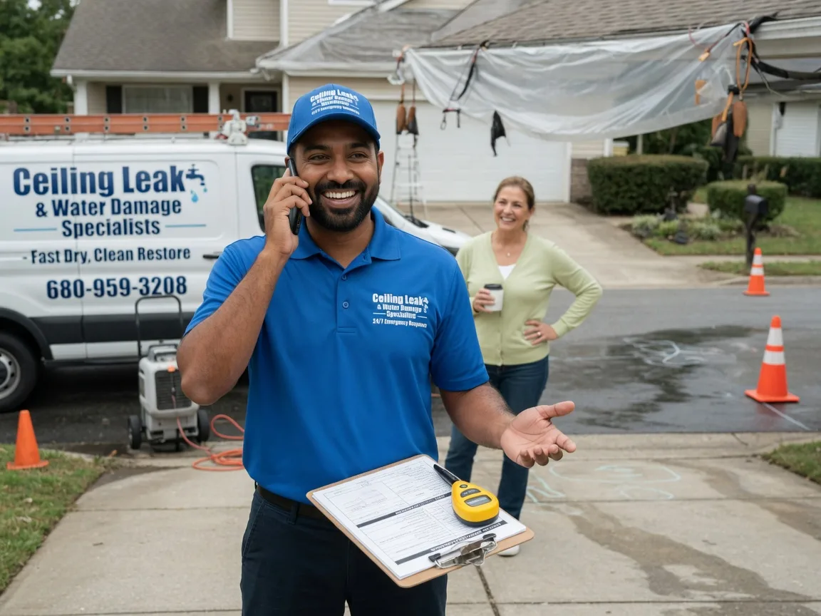 Ceiling Leak Cleanup Pounding Mill, VA FAQs